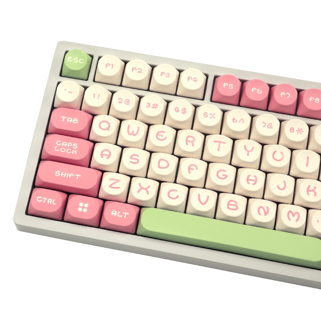 Xvx Girl 's mood SERIES 130-KEY MOA PROFILE DOUBLE-SHOT PBT KEYCAP SET ( 3 สี )
