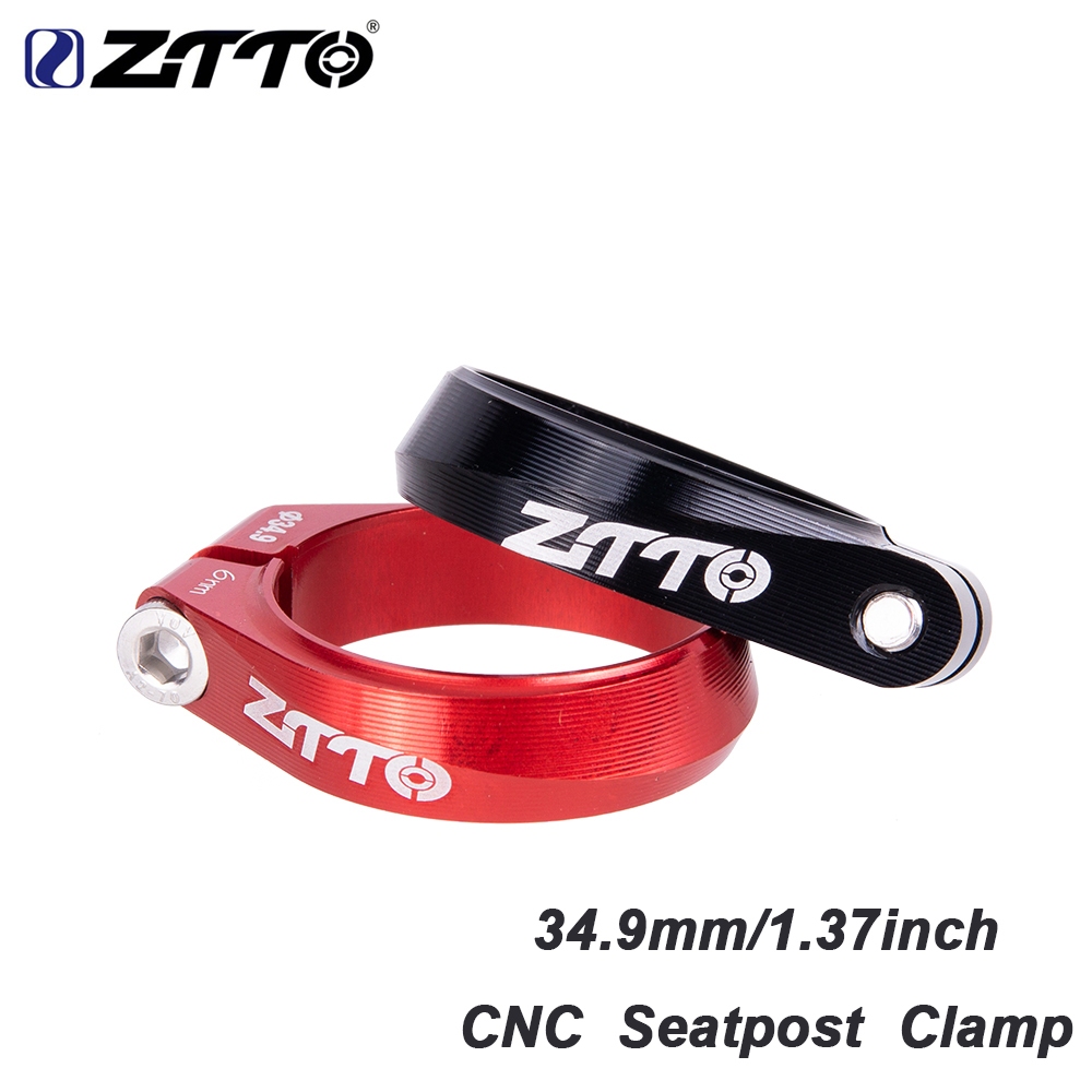 Ztto จักรยานเสือหมอบ MTB จักรยานเสือภูเขา CNC Ultralight Seatpost Clamp 34.9 มม.อลูมิเนียมที่นั่งโพสต์หลอดคลิปชิ้นส่วนจักรยาน