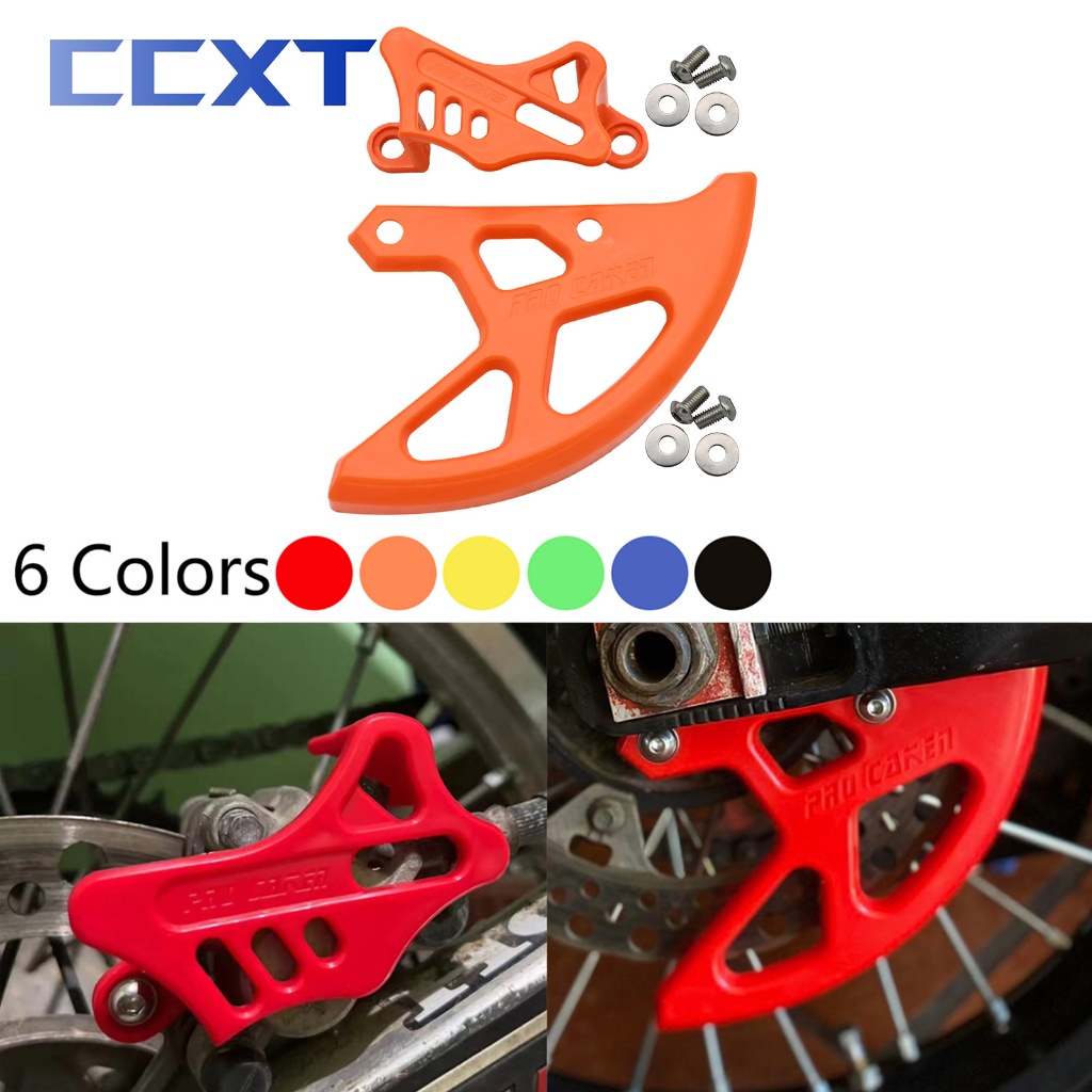 ฝาครอบดิสก์เบรกด้านหลัง Caliper Guard สําหรับ Honda CR CRF 125R 250R 450R 250X 450X 250RX 450RX 450L Dirt Bike Universal