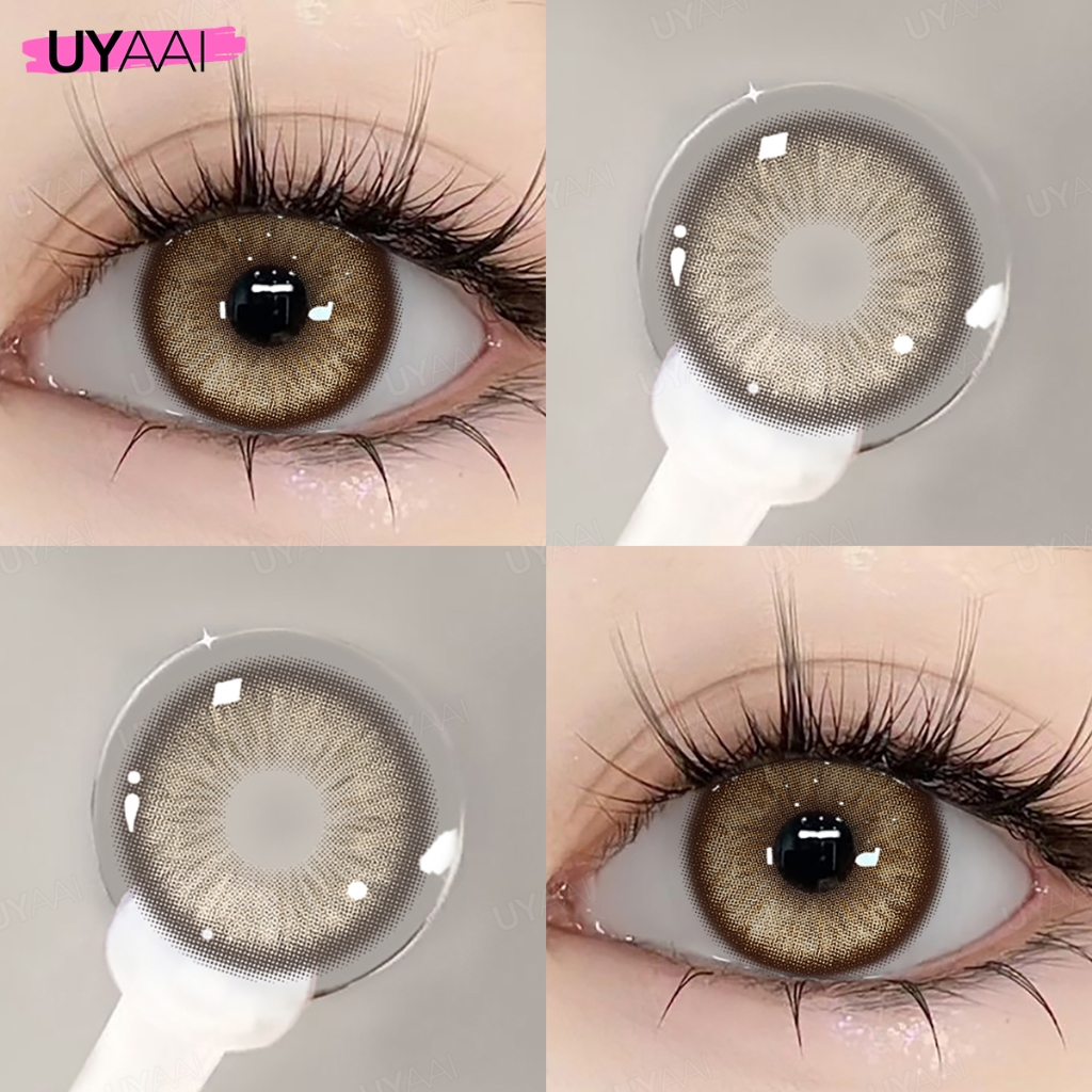 【Free Eyedrop】 1 day  👍 ค่าสายตา -0.00~-6.00 👍10 PCS =5 PAIRS คอนแทคเลนส์สีธรรมชาติ Comfort Beauty E