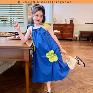 [สปอต] 3-14 ปี ชุดเดรสเด็กผู้หญิง ชุดเดรสแขนกุด เด็ก สไตล์วั…