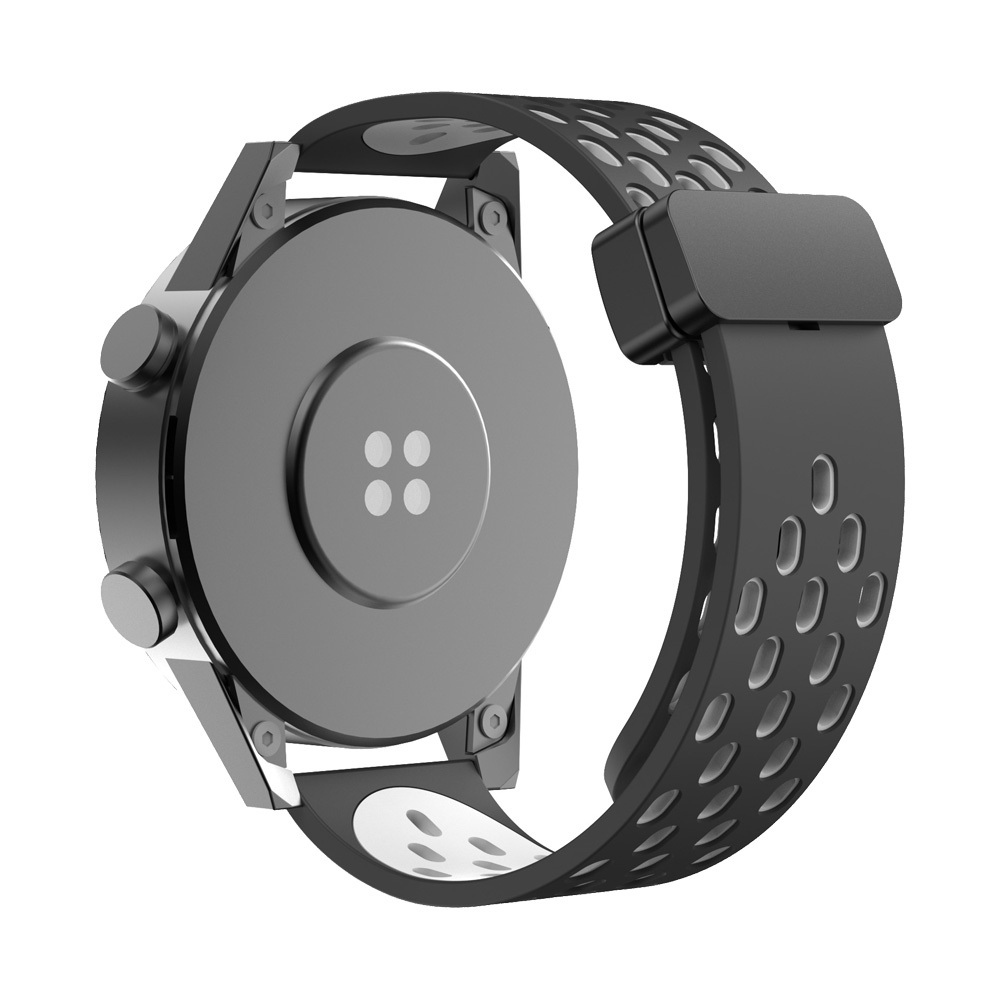 สายซิลิโคน Double Color Band Magnetic Buckle Bracelet สําหรับ Xiaomi Watch 5 / S4 / S3 / 2 Pro / S1 Active / S1 Pro / Mi Watch Color ราคา ถูกที่สุด ดีลบีเคเค แกลเลอรีภาพที่ 3