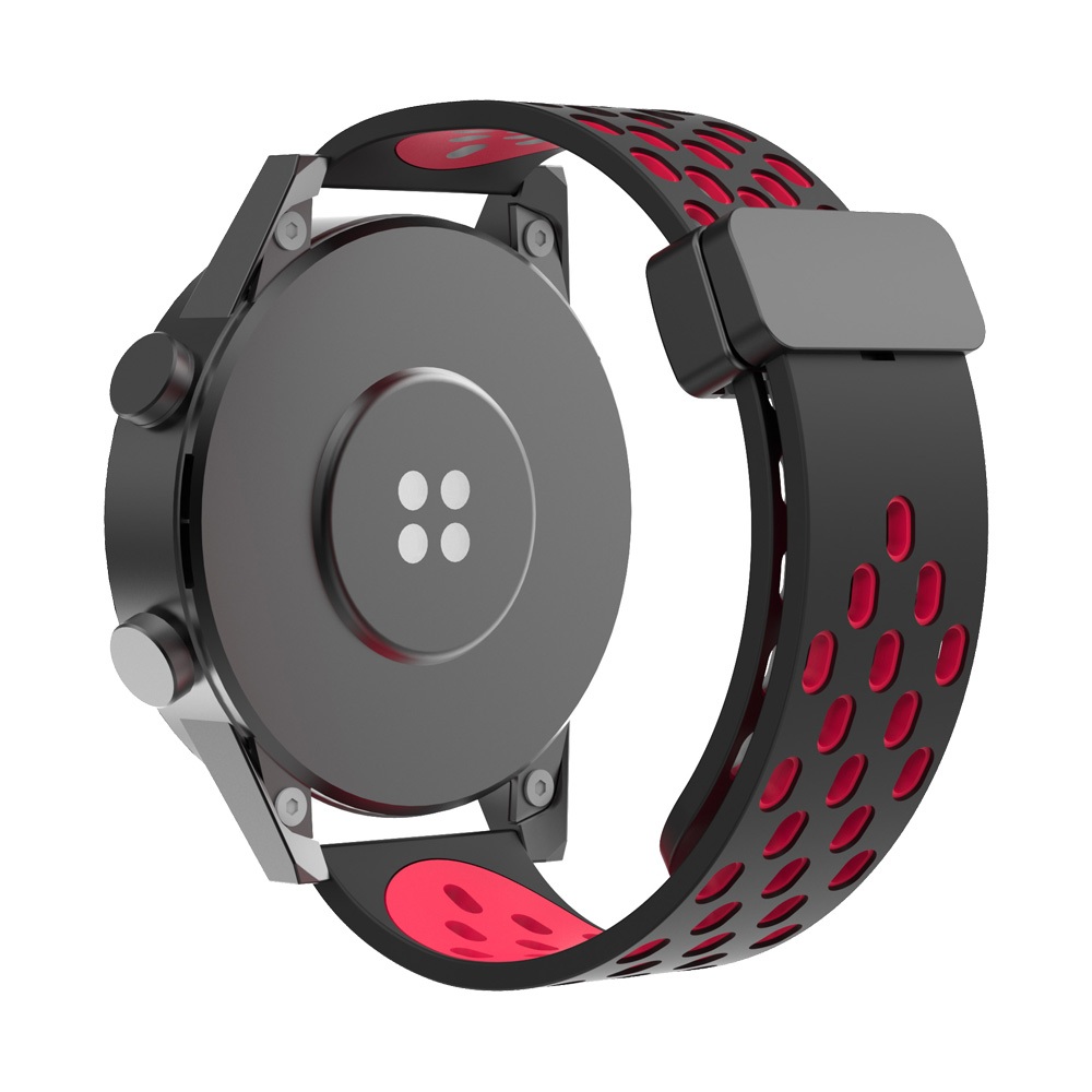 สายซิลิโคน Double Color Band Magnetic Buckle Bracelet สําหรับ Xiaomi Watch 5 / S4 / S3 / 2 Pro / S1 Active / S1 Pro / Mi Watch Color ราคา ถูกที่สุด ดีลบีเคเค แกลเลอรีภาพที่ 6
