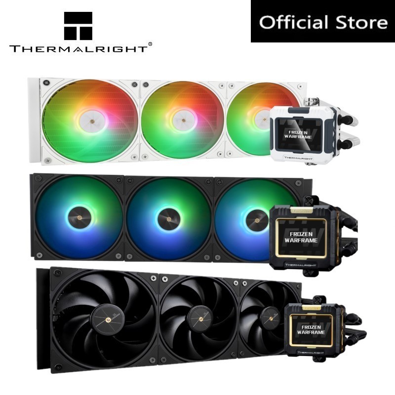 Thermalright FW360 ARGB CPU Liquid Cooler 2.4 นิ้ว IPS 3 * PWM พัดลมระบายความร้อนหม้อน้ําควบคุมปั๊ม 3300RPM สําหรับ AMD AM4/AM5 Intel 1150/1156/1200/1700/2011 (FREROZEN WARFRFRAME)