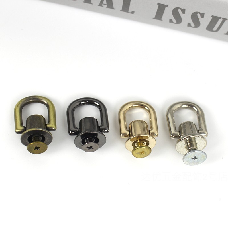 กระเป๋าเข็มขัดอุปกรณ์เสริมเข็มขัดแหวนพระหัวกระเป๋าเข็มขัดสกรูอุปกรณ์เสริมฮาร์ดแวร์กระเป๋าเดินทางกระเป๋าเข็มขัดด้านข้างแหวนอุปก