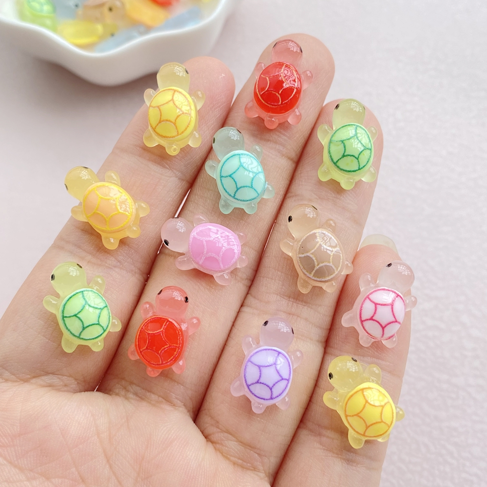 Rou Bao โดนัทเรซิ่น ลายการ์ตูนไอศกรีม อาหารน่ารัก สีสันสดใส สําหรับตกแต่งเล็บ DIY 50 ชิ้น