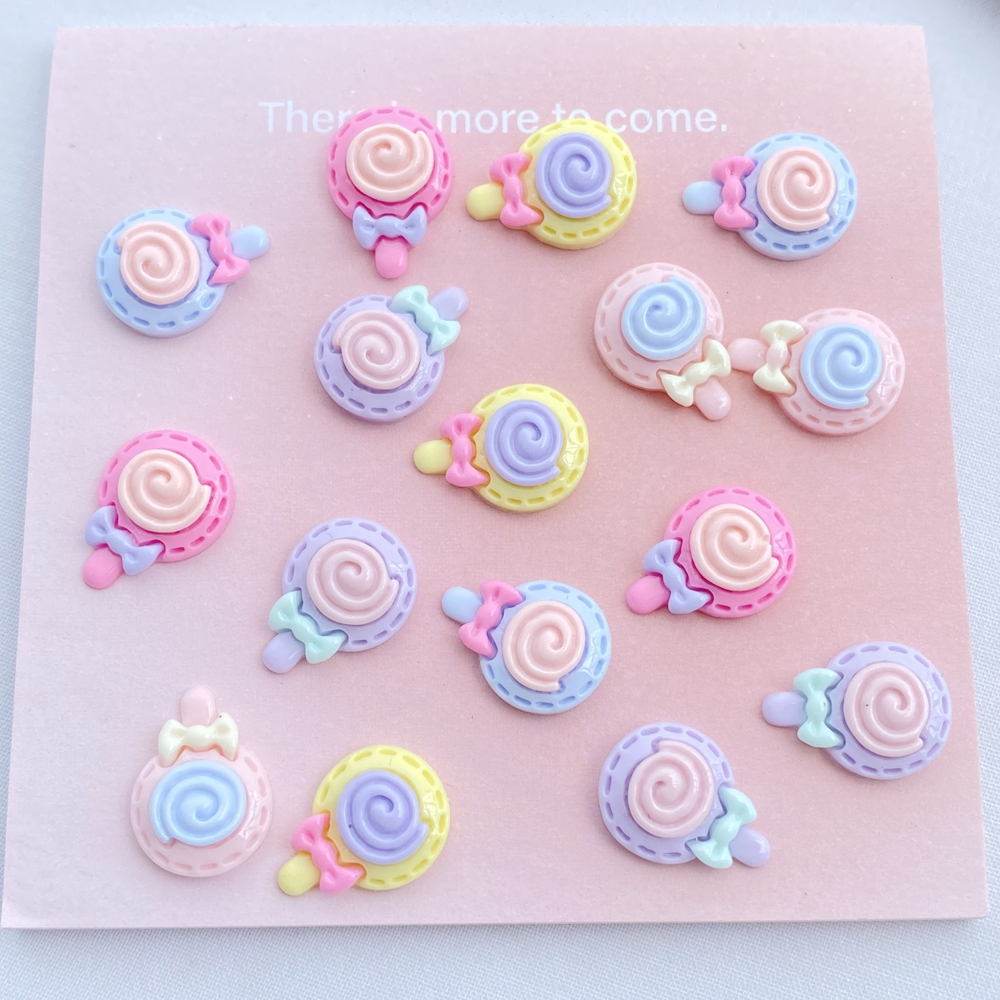 ประติมากรรมเรซิ่น อมยิ้ม สีสันน่ารัก ตกแต่งอัญมณีประดิษฐ์ ตกแต่งเล็บ สมุดภาพ งานฝีมือ ทําเอง 50 ชิ้น - รูปที่ 3