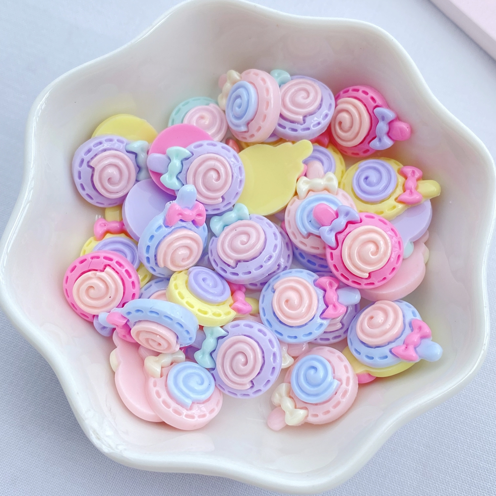 ประติมากรรมเรซิ่น อมยิ้ม สีสันน่ารัก ตกแต่งอัญมณีประดิษฐ์ ตกแต่งเล็บ สมุดภาพ งานฝีมือ ทําเอง 50 ชิ้น - รูปที่ 2