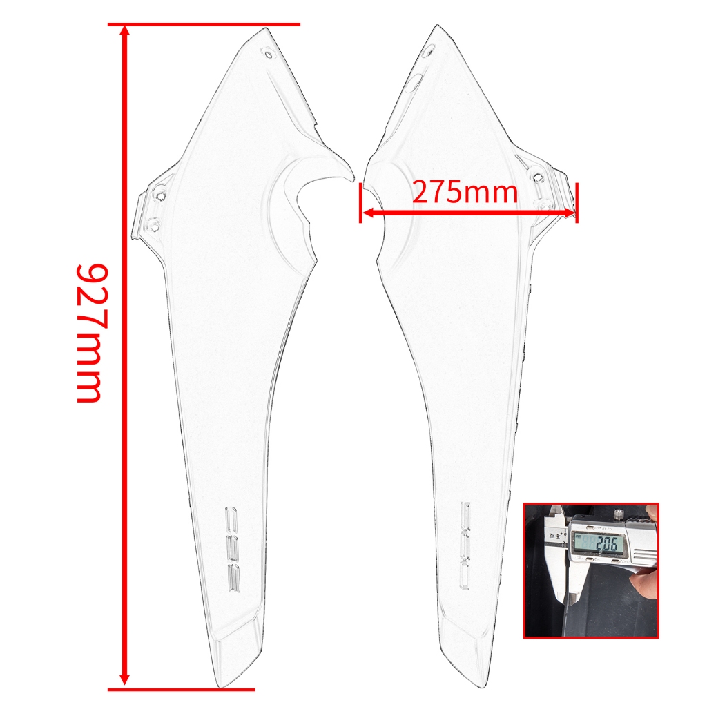 Ljbkoall สําหรับ Yamaha TMAX560 T-MAX560 กรอบด้านข้างแผงฝาครอบ TMAX T-MAX 560 2024 2023 2022 แผง Fairing Protector อุปกรณ์เสริมรถจักรยานยนต์ ราคา ถูกที่สุด ดีลบีเคเค แกลเลอรีภาพที่ 9
