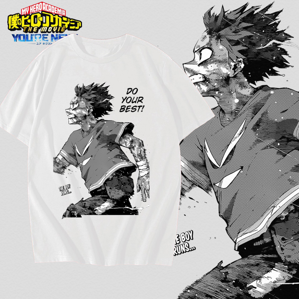 2024 เสื้อMy Hero Academia The Movie : You’re Next  T-Shirt ผ้าCotton 100% ใส่ได้ ทั้ง ชาย ใส่สบาย ไม่หด ไม่ย้