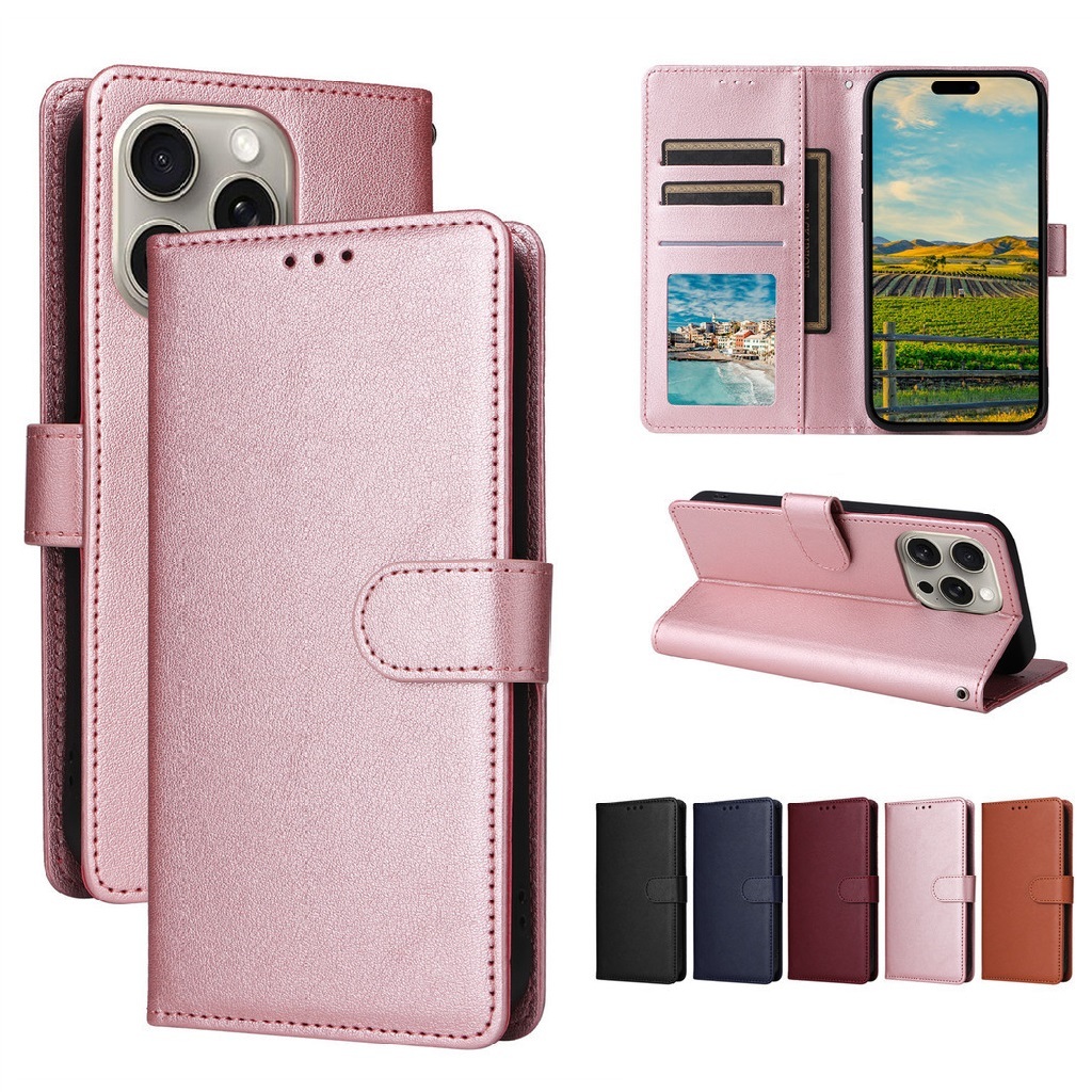 เคสหัวเว่ย Case for Huawei Mate 30 20 Mate10 Pro Mate9 Lite GR5 2017 เคสโทรศัพท์หนัง TPU นิ่ม ฝาพับ พร้อมช่องใส่บัตร และสายคล้อง สําหรับ mate30pro mate20pro mate10pro PU Leather Case Flip Cover With Card Slot Wallet ซองมือถือ ฝาพับหนัง