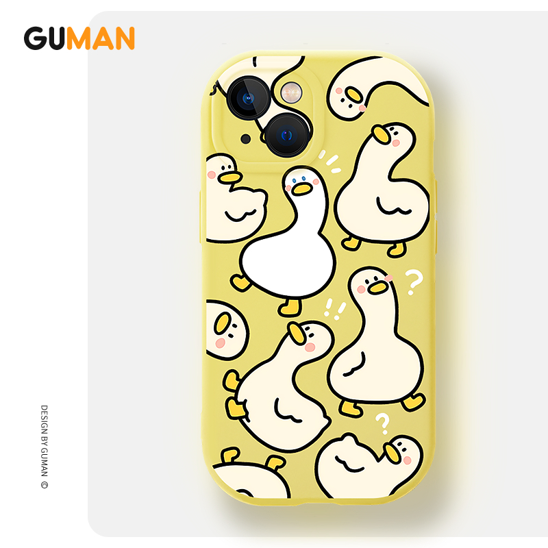 Guman เคสไอโฟน เคสซิลิโคนนุ่มกันกระแทกน่ารักตลก เคสโทรศัพท์  for iPhone 17 16 15 14 13 12 11 Pro Max