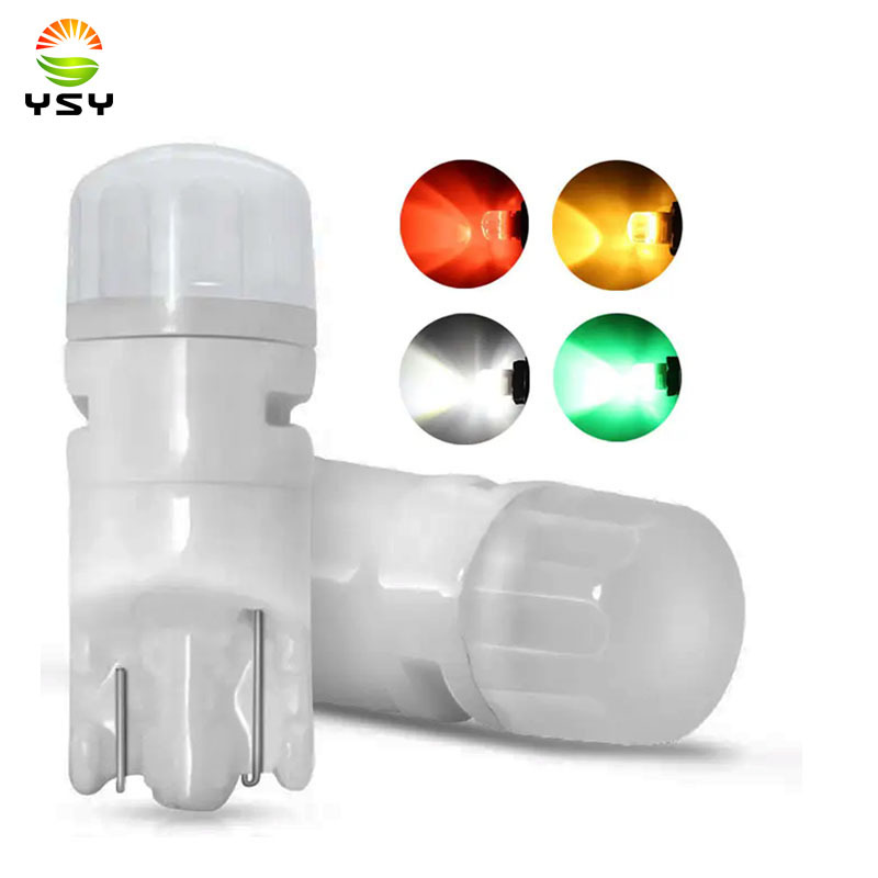 1pcs เซรามิค W5W T10 led canbus ไฟเลี้ยวป้ายทะเบียน Trunk โคมไฟ Clearance ไฟโคมไฟอ่านหนังสือรถแหล่งกําเนิดแสง