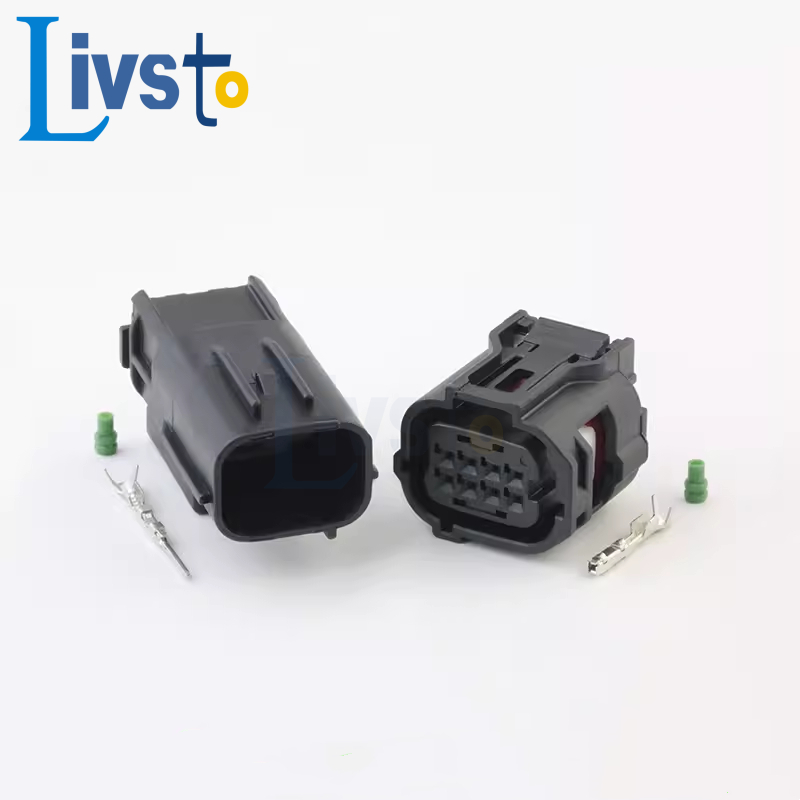 1 ชุด 8 ขาหญิงชาย 6189-1240 6188-0779 อัตโนมัติย้อนกลับเรดาร์ปลั๊กหัวฉีดน้ํามันเชื้อเพลิงซ็อกเก็ตรถเชื่อมต่อสําหรับ โตโยต้า ดีเจ7085ย-0.6-11/21 ก373
