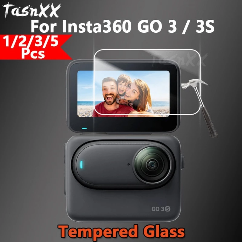 ฟิล์มกระจกนิรภัยกันรอยหน้าจอสำหรับ Insta360 GO 3/3s