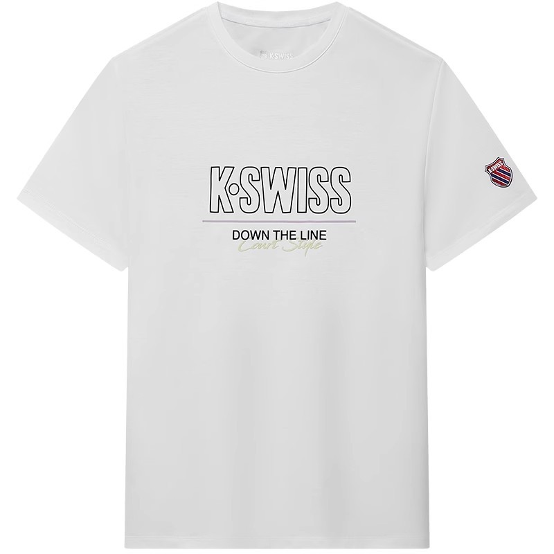 เสื้อยืด KSWISS Gaisiwei inherits แฟชั่นระบายอากาศกีฬาอเนกประสงค์และเรียบง่ายและการพักผ่อนแขนสั้น 19