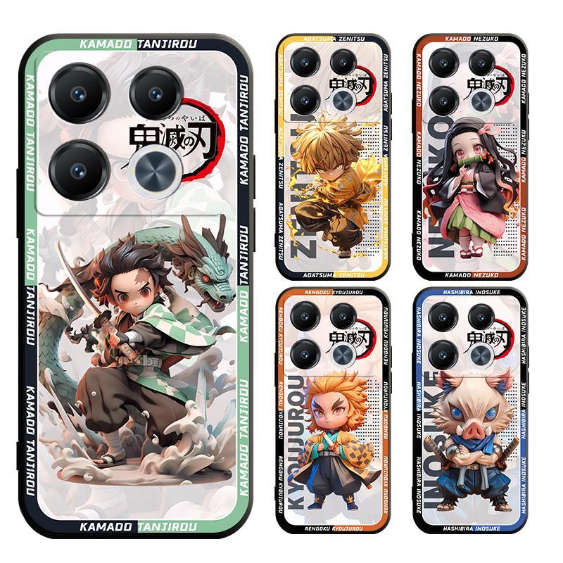 เคสสําหรับ infinix note zero 40 30 Pro plus + VIP X6850 X6851 X6851B X6833B X6711 X678B X6710 X6739 X6731 4G 5G The Demon Slayer Case Soft Cover