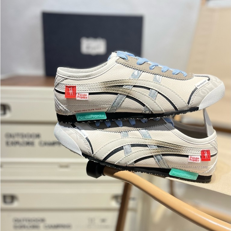 Onitsuka MEXICO 66 รองเท้าลําลองผู้ชายผู้หญิงรองเท้ากีฬารองเท้าวิ่ง