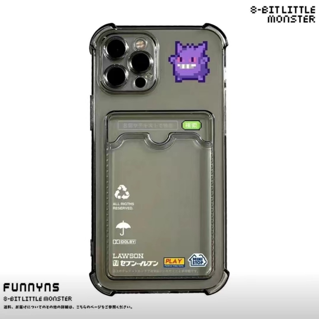 Pokemon Charizard สําหรับ iPhone 17Promax 17 เคสโทรศัพท์ Lucario 16Pro 13 Gengar กันกระแทก TPU iPhone สําหรับ iPhone 17Air 16 15Promax 14Pro 13Promax 15 14 12 11