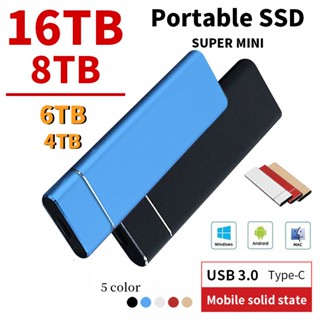 ไดรฟ์โซลิดสเตต 128TB SSD ฮาร์ดไดรฟ์ภายนอกของแท้แบบพกพา เหมาะ…