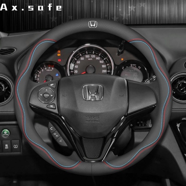 ฝาครอบพวงมาลัยฮอนด้า Civic Fit Freed Stream Shuttle Jazz City HR-V CR-V Vezel ฝาครอบพวงมาลัยอุปกรณ์เสริมในรถยนต์