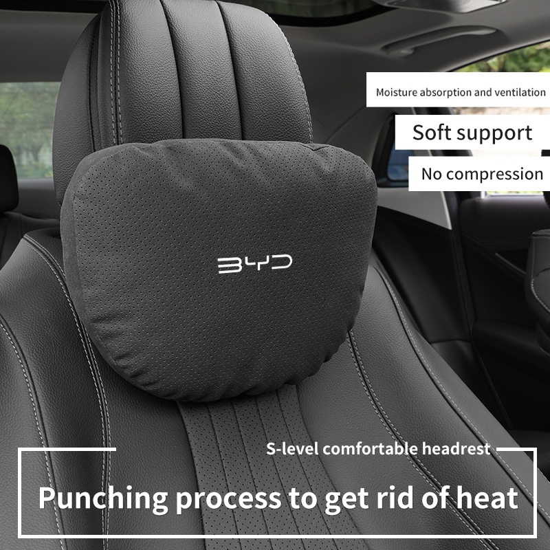 คุณภาพสูงรถ Headrest คอสนับสนุนที่นั่ง Soft Protector หมอนรองคอสําหรับ BYD ATTO 3 EA1 EV YUAN SONG P