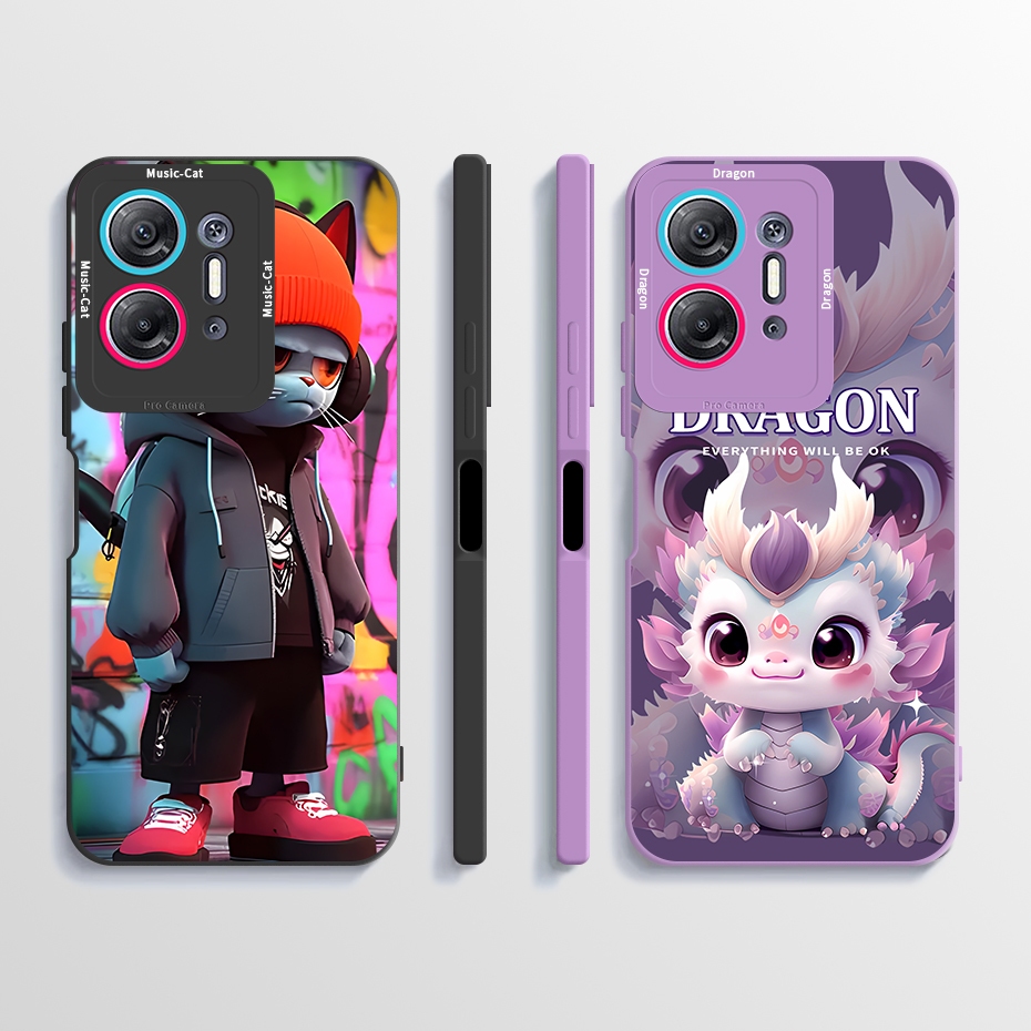 สําหรับ Infinix Hot 30 5G X6832 HOT30 5G ซิลิโคนนุ่ม TPU กันกระแทกเคสโทรศัพท์ Cool รูปแบบพิมพ์ป้องกันปกหลัง