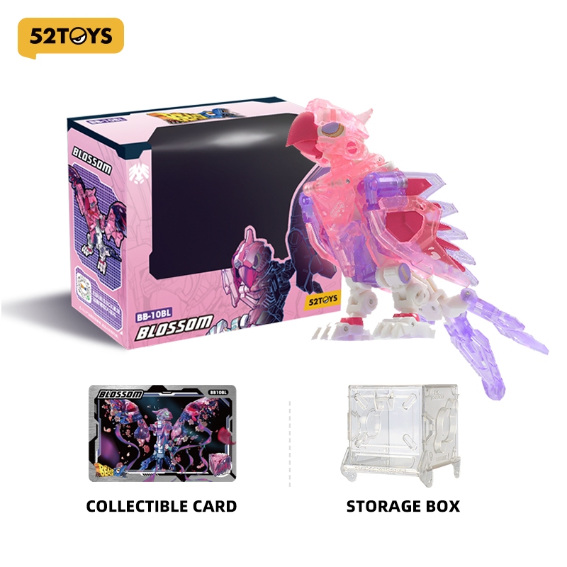 52TOYS BEASTBOX BB-10BL Blossom Mecha Deformation Action Figure Portable Model