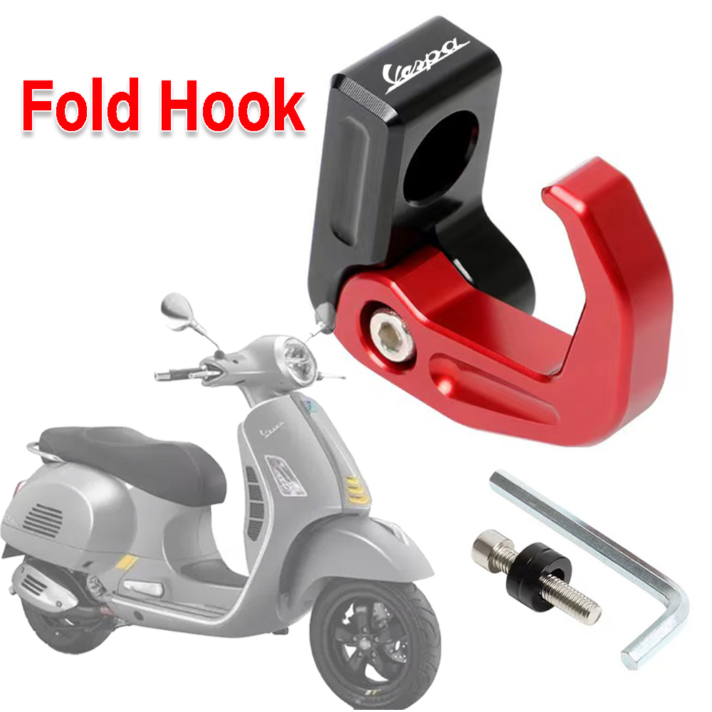 หมวกกันน็อคตะขอพับสําหรับ Piaggio Vespa Scooter LT LX GT GTS GTV 300 250 125 200 Sprint 150 S125