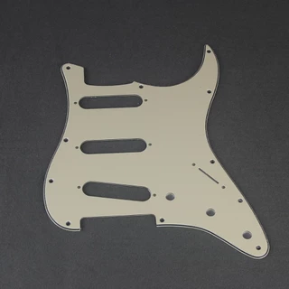 Fleor 11-Hole SSS Guitar Pickguard Pick Guard Scratch Plate & Pickguard Screws for FD ST Guitar Parts, 13 สีให้เลือก