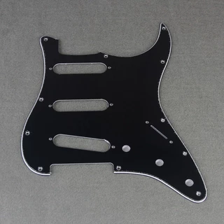 Fleor 11-Hole SSS Guitar Pickguard Pick Guard Scratch Plate & Pickguard Screws for FD ST Guitar Parts, 13 สีให้เลือก
