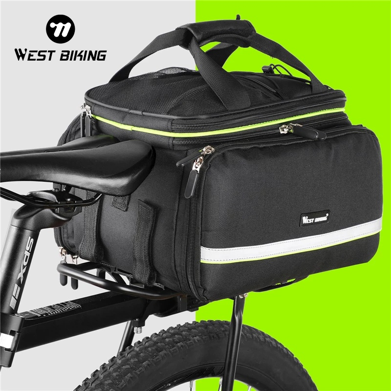 WEST BIKING 3 in 1 กระเป๋าเดินทาง กันน้ํา ความจุขนาดใหญ่ สําหรับจักรยานเสือภูเขา