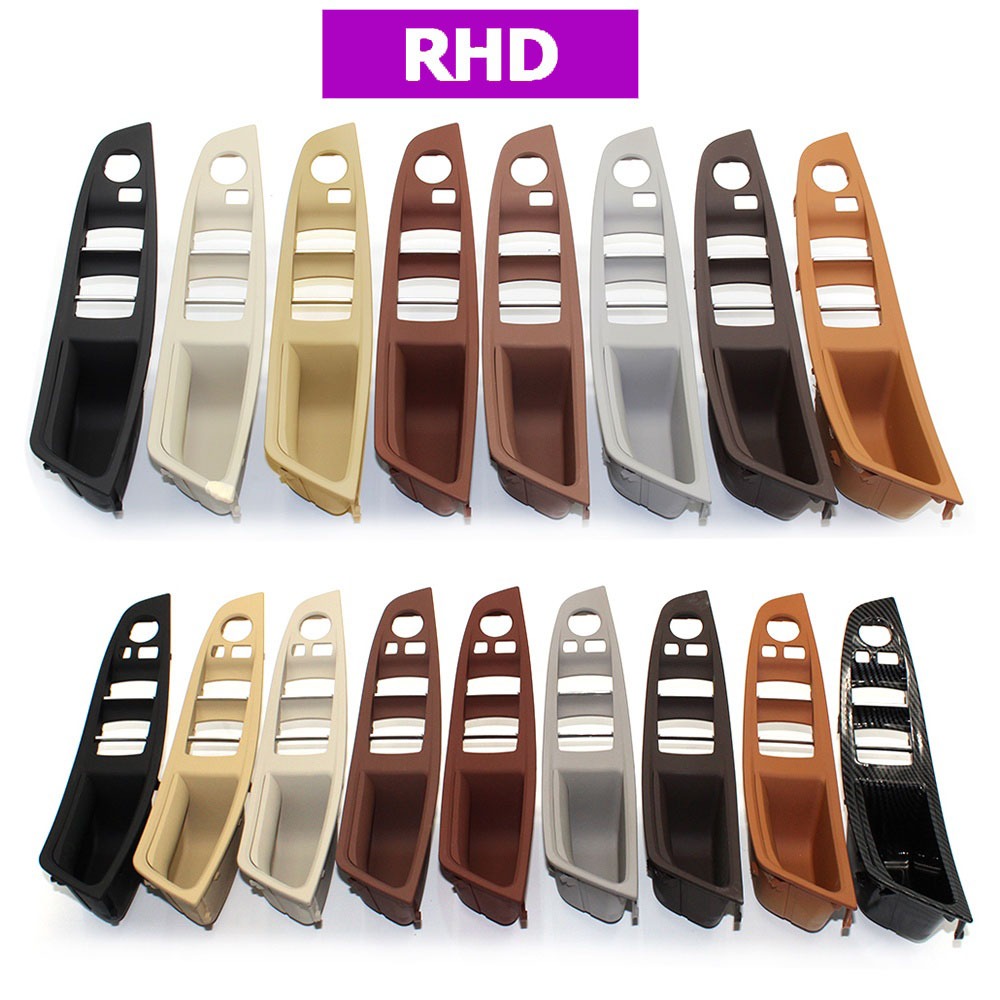 Rhd ขวามือที่เท้าแขนประตูจับแผงสําหรับ BMW 5 Series F10 F11 F18 520i 523i 525i 528i 535i
