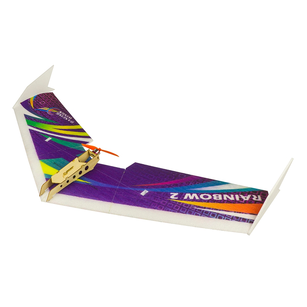 เครื่องบิน EPP รุ่น Rainbow Fly Wing 1000mm Wingspan ZAGI rc plane EPP เครื่องบิน SPANSWING Delta Wing เครื่องบิน rc