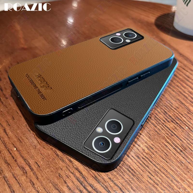 เคสโทรศัพท์สําหรับoppo Reno 7Z 5G/Reno 8Z 5GหรูหราหนังปกหลังMatte Soft Edgeกันกระแทก 2024 ออกแบบใหม่ป้องกันกล้องเคสโทรศัพท์NY01