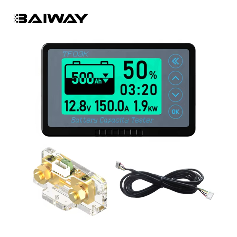 Tf03k Coulmbometer 8-120V แบตเตอรี่ยานยนต์เครื่องแสดงผลเครื่องทดสอบการตรวจสอบแบตเตอรี่