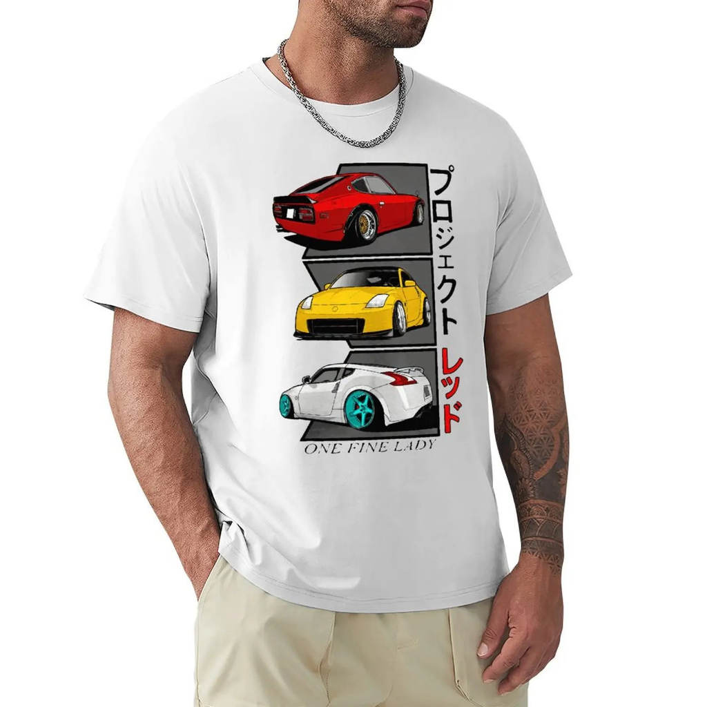 Jdm ผู้ชาย T เสื้อ Fast Car Vehicle Vintage Tees แขนรอบคอเสื้อยืดผ้าฝ้ายเสื้อผ้า
