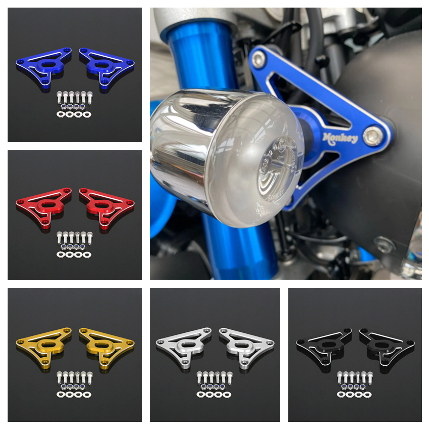 ซ้ายขวา CNC ไฟหน้าไฟเลี้ยวสําหรับ Honda Monkey125 2018-2025 รถจักรยานยนต์ลิง MONKEY125 Z125 อุปกรณ์เสริม