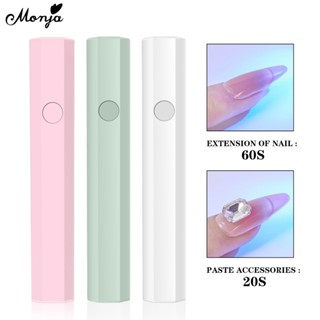 Monja โคมไฟหกเหลี่ยม แห้งเร็ว ขนาดเล็ก พกพาง่าย สีขาว สีชมพู…