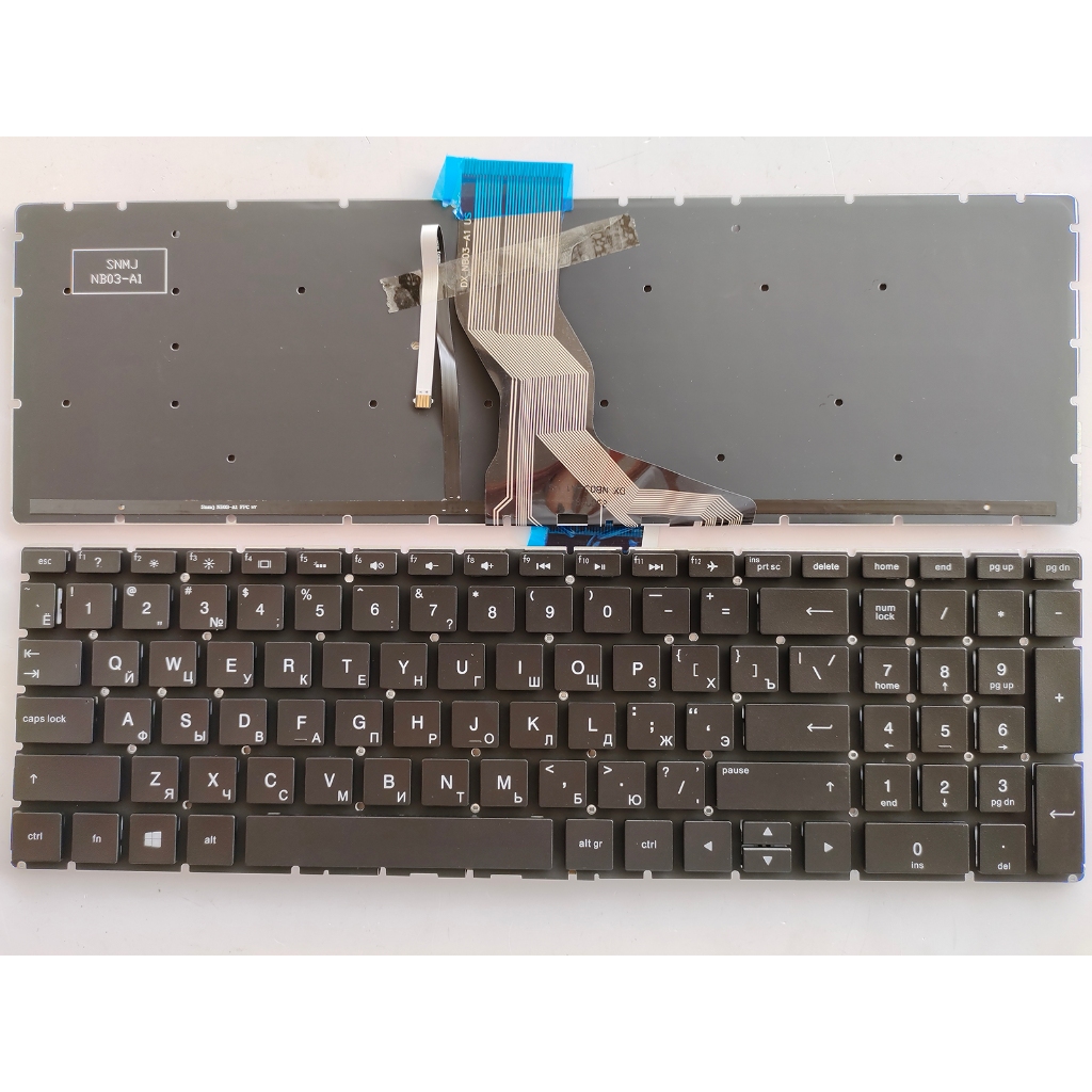 US/RU แป้นพิมพ์แล็ปท็อปสําหรับ HP 15-BS 15-CC 15-CD 15-CK Envy 15-BP 250 G6 255 G6