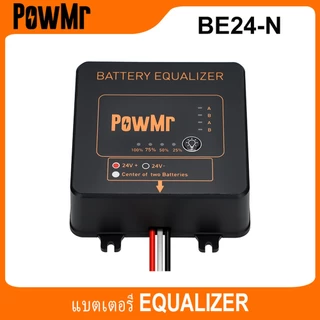 Powmr แบตเตอรี่ Equalizer สําหรับ 2x12V แบตเตอรี่ Charger Controller 24V ระบบพลังงานแสงอาทิตย์แบตเตอรี่ Balancer สําหรับเจลน้ําท่วม AGM Lead Acid BE24