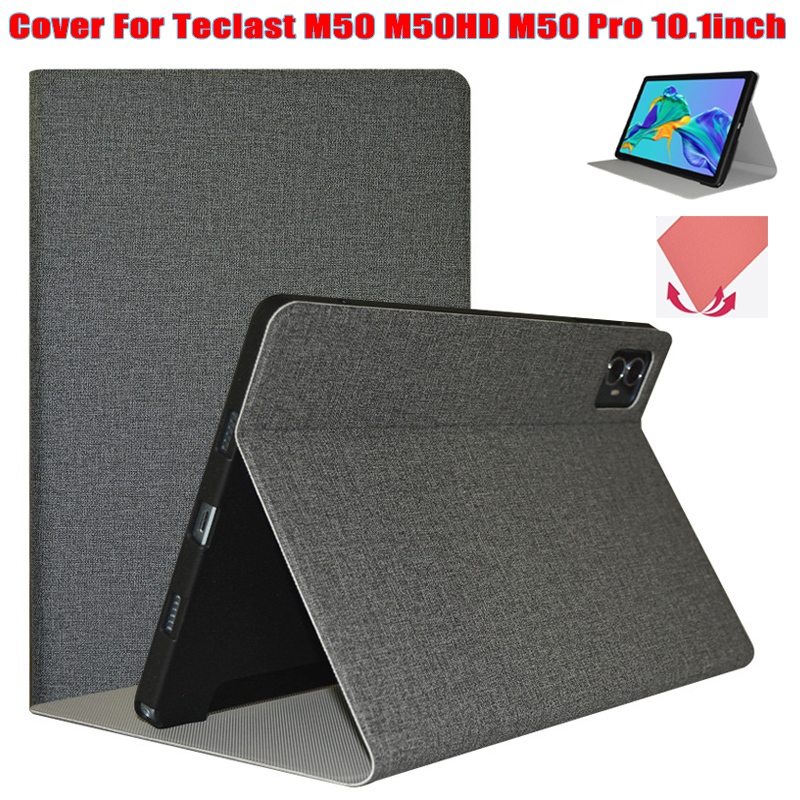 สําหรับ Teclast M50 M50HD M50 Pro 10.1 นิ้วแฟชั่นซิลิโคนนุ่มกรณีแท็บเล็ต Teclast T50 HD T50 MAX T50 PLUS 10.1 "คุณภาพสูง PU หนังกันกระแทกฝาครอบ