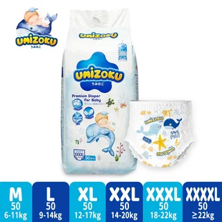 【หุ้นไทย】แพมเพิส UMiZOKU กางเกงผ้าอ้อม แพมเพิสเด็ก อ้อมเด็ก สำเร็จรูป Baby Pants อ้อมสําเร็จรูป