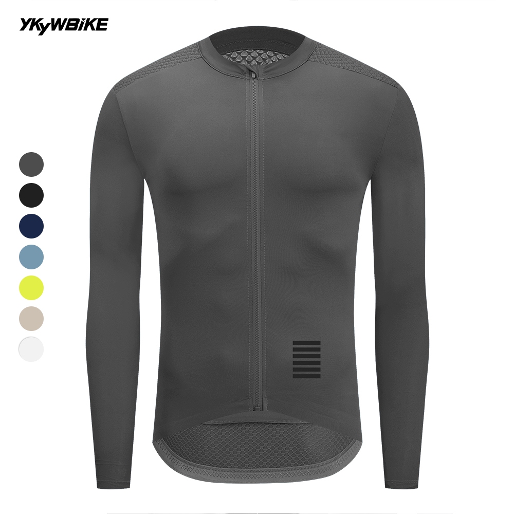 YKYWBIKE ชายฤดูใบไม้ร่วงบางแขนยาวขี่เสื้อผ้ากีฬากลางแจ้งจักรยานเสือภูเขาถนนขี่จักรยานสวม