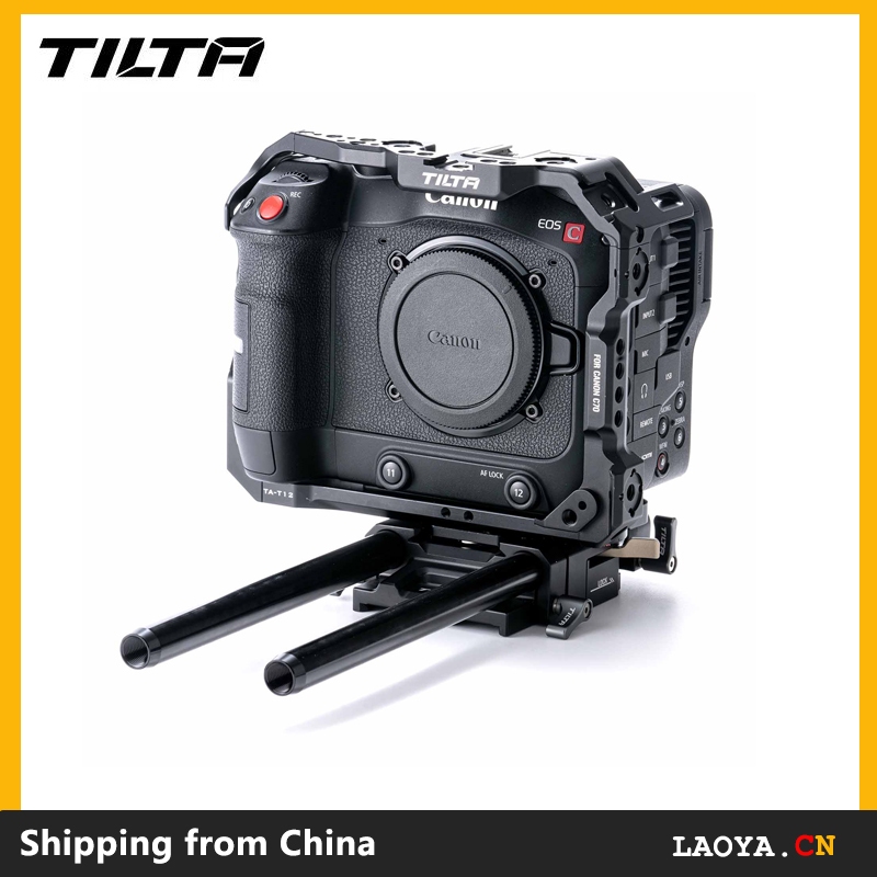 Tilta Full Camera Cage for Canon C70 กรงกล้อง แบบเต็ม สําหรับ Canon C70 TA-T12-FCC-B