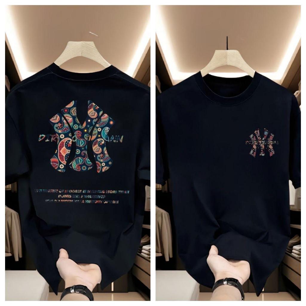 (ในสต็อกในพื้นที่) ผ้าฝ้ายแท้อินเทรนด์ครึ่งแขนนักเรียนเสื้ รูปที่ 4