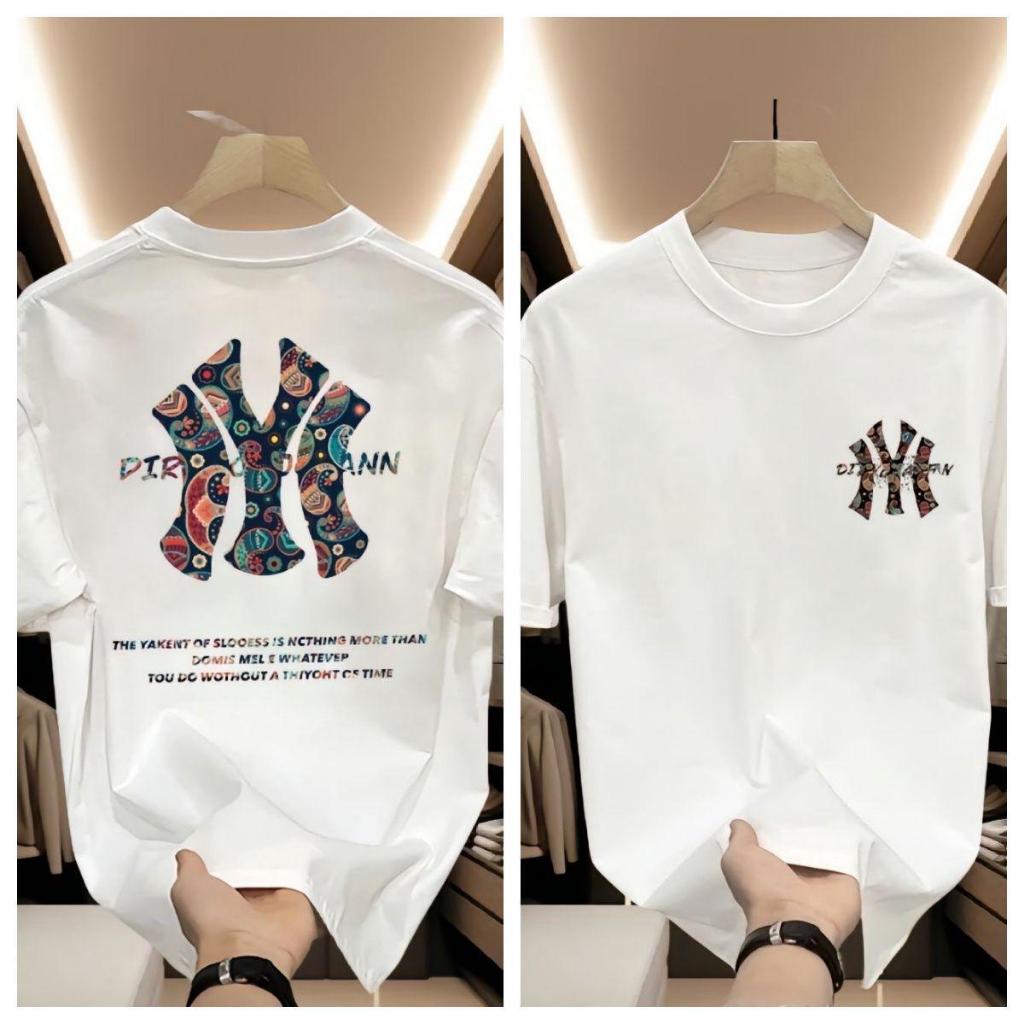 (ในสต็อกในพื้นที่) ผ้าฝ้ายแท้อินเทรนด์ครึ่งแขนนักเรียนเสื้ รูปที่ 5