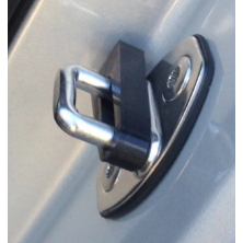 Nissan 4pcs โช้คอัพรถยนต์ปะเก็นฉนวนกันเสียงแผ่นกันกระแทกบัฟเฟอร์ประตู Damper Shock-Absorbing Protector - รูปที่ 5