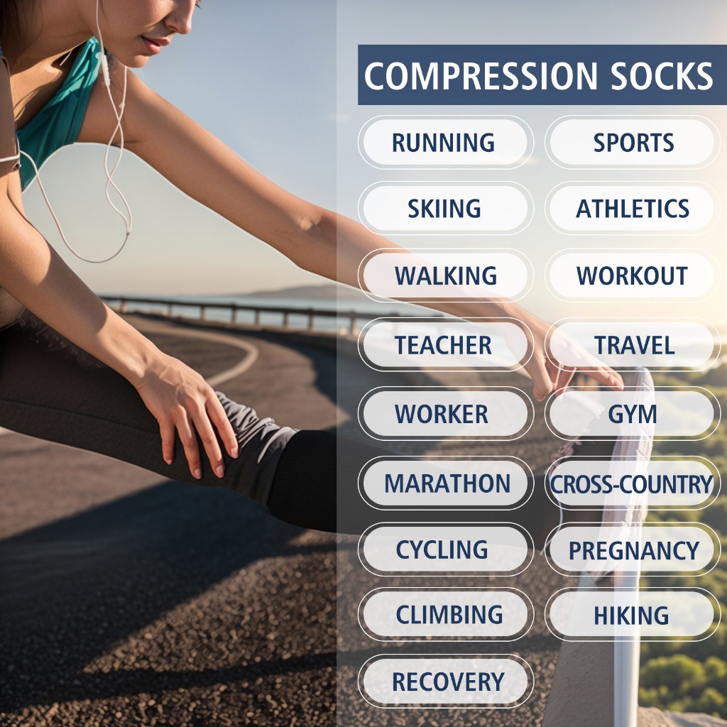 Cofoe ทางการแพทย ์ การบีบอัดถุงน ่ อง Varicose Veins ถุงเท ้ าป ้ องกันลูกวัวบรรเทาอาการปวดความดันการไหลเวียนนุ ่ มยืดหยุ ่ น Anti-thrombosis ถุงน ่ องขาสนับสนุนถุงเท ้ ากลางหลอดเปิดนิ ้ วเท ้ า - รูปที่ 4