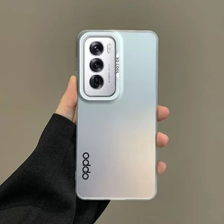 เคสโทรศัพท์สําหรับOPPO Reno 13 14 12 11 10 ProกรณีOPPO Reno 14F 13F 12F 11F 8T 4G 5G 8Z 7Z 6 4 5 7 8 Liteปกหรูหราโลหะออโรร่าผิวMatte Cover